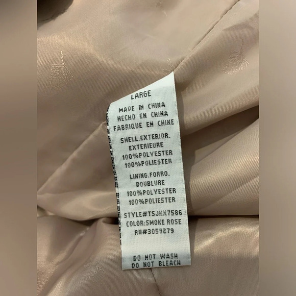 Thread Supply Sherpa Teddy Jacket Brown 4 Buttons Pockets Size L - Picture 7 of 10